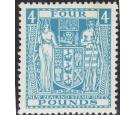 SG F166. 1935 £4 Light blue. Brilliant U/M mint. Gem quality...