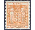 SG F200. 1946 9/- Brown-orange. Post Office fresh U/M mint...