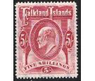 SG50. 1904 5/- Red. Superb fresh well centred...