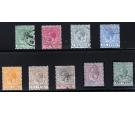 SG81-89. 1912 Set of 9. Superb used...