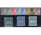 SG170-180. 1912 Set of 11. Brilliant fresh mint...