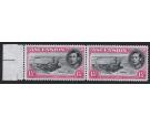 SG40fa. 1953 1 1/2d Black and carmine. "Davit Flaw". U/M mi