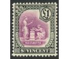 SG120. 1913 £1 Mauve and black. Superb fresh mint...