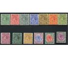 SG108-120. 1913 Set of 13. Superb mint...