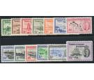 SG221-233. 1950 Set of 13. Brilliant U/M mint...