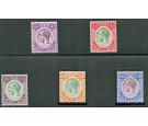 SG363-367. 1927 Set of 5. Superb fresh mint...