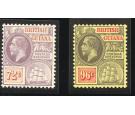 SG268-269c. 1915 72c and 96c. Both brilliant U/M mint...