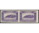 SG325var. 1932 13c Bright violet 'Imperforate Pair'. U/M mint...