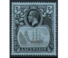 SG20. 1924 3/- Grey-black and black/blue. Post Office fresh U/M 
