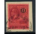 SG61. 1922 £1 Purple and black/red. Brilliant fine well centred