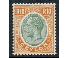 SG366. 1927 10r Green and brown-orange. Brilliant fresh mint...