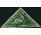 SG8b. 1859 1/- Deep dark green. Exceptional fine used...