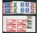 SG79-93. 1960 Set of 15. Post Office fresh U/M mint blocks...