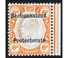 SG F1. 1910 6d Black and brown-orange. Superb fresh mint margina