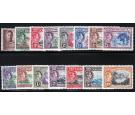 SG99-109a. 1938 Set of 15. Post Office fresh U/M mint...