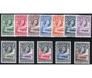 SG143-153. 1955 Set of 12. Post Office fresh U/M mint...