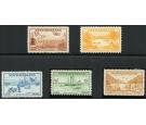 SG230-234. 1933 Set of 5. Superb fresh mint...