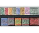 SG24-36. 1920 Set of 13. Choice superb fine used...