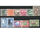 SG39-49. 1957 Set of 11. Brilliant fresh U/M mint...