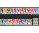 SG3-17. 1949 Set of 20. Brilliant U/M mint...