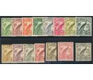 SG177-189. 1932 Set of 15. Superb mint with beautiful colours...
