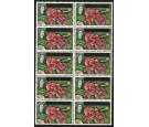 SG8. 1967 10c Hibiscus. Post Office fresh U/M mint block of 10..