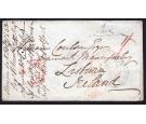 SG CC3. 1850. Envelope to Ireland with good stike of...