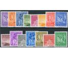 SG158-172. 1952 Set of 15. Post Office fresh U/M mint...