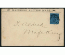 SG20. 1900 3d Deep blue/blue. Superb used on cover...