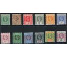 SG86-100a. 1921. Set of 12. Superb fresh mint...