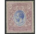 SG74. 1921 5r. Blue and dull purple. Extremely fine mint...