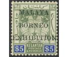 SG36. 1922 $5 Green and blue. Brilliant fresh mint...