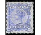 SG182. 1884 10/- Cobalt. Very fine used with beautiful...