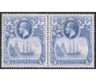 SG14c. 1924 3d Blue. 'Cleft rock'. Superb fresh mint in pair...