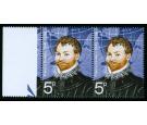 SG925a. 1973 5p Explorers. 'Gold Omitted'. U/M pair...