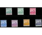 SG135-144. 1905 Set of 7. Superb fresh mint...