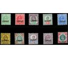 SG L1-L10. 1905 Set of 10. All superb fresh mint...