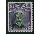 SG243. 1913 £1 Black and Violet. Stunning fresh well...