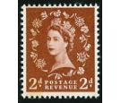 SG605a. 1959 2d Light red-brown. 'Error'. Brilliant U/M...