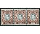 SG131ac. 1938 1c Black and red-brown. 'Damaged value tablet'. Br