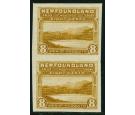 SG112a Variety 1911 8c Yellow-brown. 'Imperforate Between, Verti