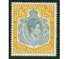 SG120d. 1947 12/6 Grey and yellow 'Ordinary paper'. Superb fresh