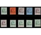 SG44s-53s. 1904 Set of 10. "SPECIMEN". A superb...