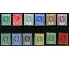 SG71-84. 1913 Set of 12. Superb fresh mint...