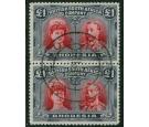 SG166. 1910 £1 Rose-scarlet and bluish black. Brilliant fine us