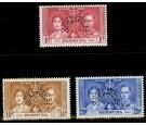 SG107s-109s. 1937 Set of 3. 'SPECIMEN'. Superb...