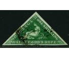 SG8b. 1859 1/- Deep dark green. A superb used example...