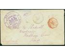 1883 B.C.M. Stampless Envelope to England...