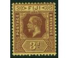 SG130a. 1914 3d Purple/yellow. 'Watermark Sideways'. Brilliant f