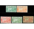 SG D6-D10. 1938 Postage Due set of 5. A beautiful U/M...